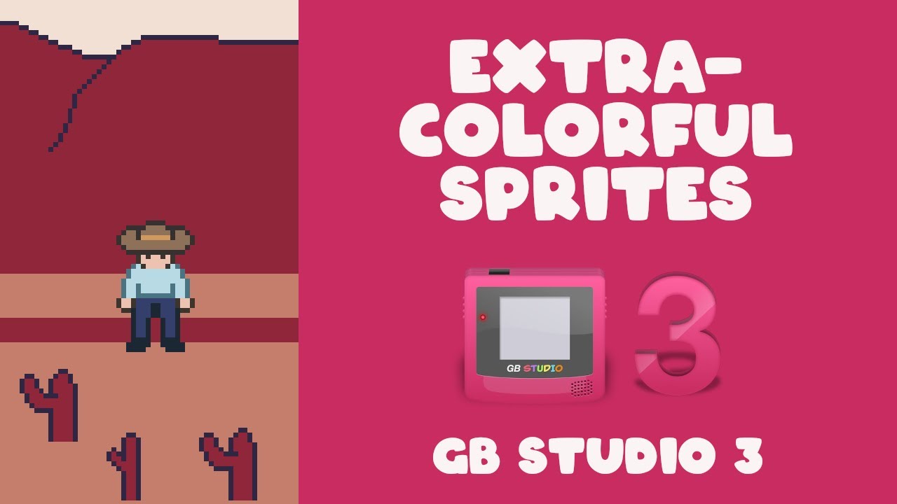 Platformer Mode Basics And Advanced Colored Sprites - GB Studio 3 ...