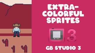 Platformer mode basics and advanced colored sprites - GB Studio 3 tutorial