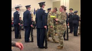 20230218 Smith Cotton Drill Meet - BSS AFJROTC-Armed Inspection