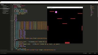 Tkinter python bouncing ball game get source code