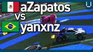 yanxnz vs aZapatos | Rocket League 1v1 Showmatch