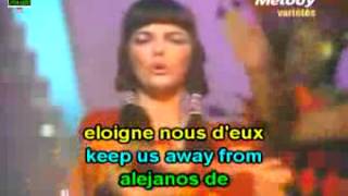 Learn French with translated songs: Mireille Mathieu, Jambalaya; canciones traducidas