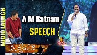 A M Ratnam Speech @ Agnyaathavaasi Movie Audio Launch - Pawan Kalyan || Keerthy Suresh