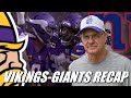 VIKINGS-GIANTS RECAP: FIRE ED DONATELL