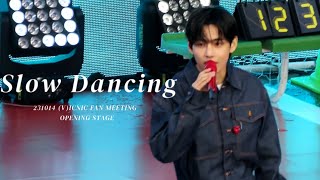 231014 뷔크닉 팬미팅 (V)ICNIC FAN MEETING  Slow Dancing 방탄소년단 뷔 BTS V Focus 4K Fancam