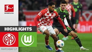 1. FSV Mainz 05 - VfL Wolfsburg 1-1 | Highlights | Matchday 17 – Bundesliga 2023/24