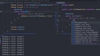 MultiThreading D: Using yield() method