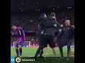 Luis Enrique celebrating during today's match against bayern