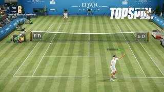 Top Spin 2K25 - Roger Federer Vs Pete Sampras I HYPER TIE BREAK I Halle Open (PS5)