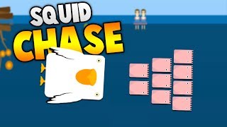 PELICAN CHASES THE SQUID SQUAD | Deeeep.io Gameplay (Let's Play Deeep.io | Sun Stone Fish Update)