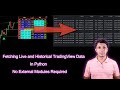Fetching Live and Historical TradingView Data in Python: No External Modules Required