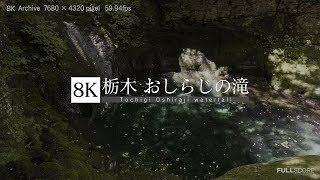 [8K footage] Tochigi Oshiraji waterfall【栃木の神秘・幻の「おしらじの滝」8K】