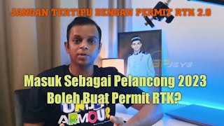 Permit RTK PATI 2023 | Masuk Pelancong Boleh BUAT RTK? #bpjeya #bjeyap