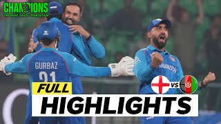 ICC Champions Trophy 2025 | England vs Afghanistan | Full Highlights 2025 | ENG vs AFG Highlights