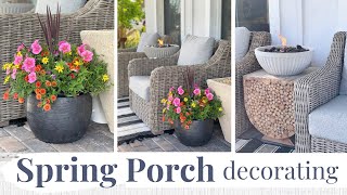 SPRING FRONT PORCH MAKEOVER | Front Porch Decorating Ideas for Spring 2024