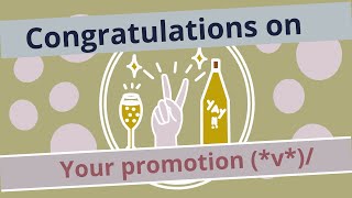 Congratulations on Your Promotion / Congratulations on Promotion Wishes