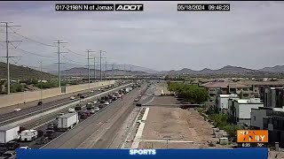 Southbound I-17 to be closed this weekend in north Phoenix