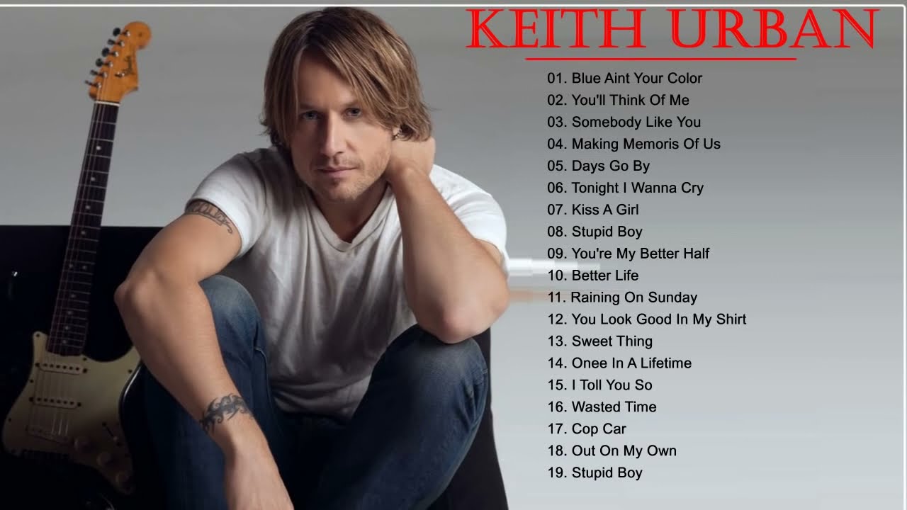 Keith Urban "Greatest Hits" - Full Album Best Songs Of Keith Urban ...