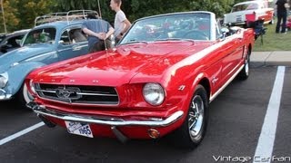 1965 Ford Mustang 289 Convertible in Rangoon Red