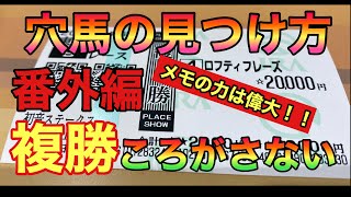 【競馬】番外編　複勝ころがさない　穴馬の正しい狙い方！！