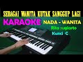 BUKAN YANG KUPINTA - Rita Sugiarto | KARAOKE Nada Wanita