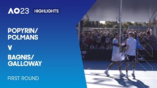 Popyrin/Polmans v Bagnis/Galloway Highlights | Australian Open 2023 First Round
