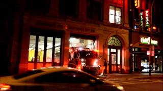 MONTREAL FIRE TRUCKS ACTION - ALL IN ONE DAY!