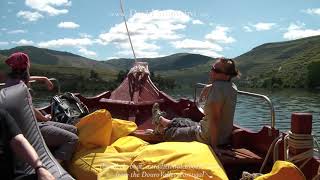 The rabelo boat, a traditional Douro Valley wooden boat, Portugal