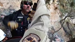 Illegal Immigrant Rescued by Border Patrol Helicopter After Falling from Cliff