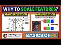 Normalization and Standardization | Why to Scale the Features? | ML Basics