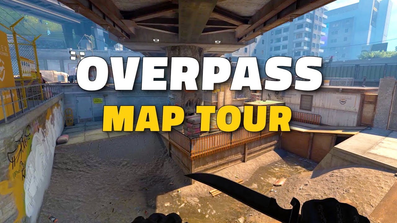 CS2 OVERPASS MAP WALKTHROUGH - YouTube