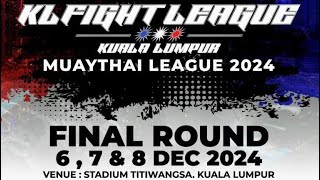 KL Fight League Dec-2024 Muaythai Bout 43 Semi Final - Wildan RTG (Red) VS Khasyi Lekir(Blue)