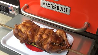 Masterbuilt Gravity Series Charcoal Grill / Rotisserie Chickens!