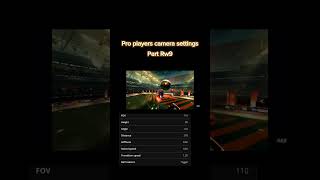 Rw9 camera settings 110 270 90 -5 .40 3.50 1.20 #rl #rocketleague