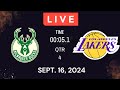 LIVE TODAY! BUCKS VS LAKERS I NBA PRE SEASON NBA 2K25 Full Gameplay SEPTEMBER 16, 2024