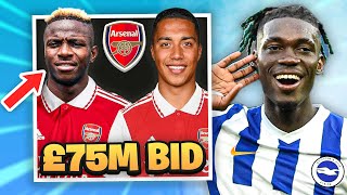 Victor Osimhen £75 Million OFFER From Arsenal? | Fabrizio Romano Confirms Yves Bissouma Interest!