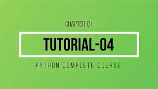 Print Function: Python Tutorial 04