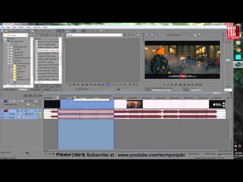 Split/Cut/Remove Audio form a Video in Sony Vegas Split/Cut/Remove Audio form a Video in Sony Vegas