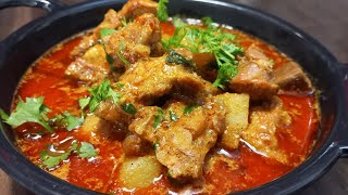 Sunday Special Jhanjhanit Ghati Mutton Curry |घाटी पद्धतीचे झणझणीत मटण |मटण रस्सा |Mutton Curry