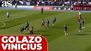 El REGATE DESCOMUNAL y GOLAZO IMPARABLE de VINICIUS para dejar K.O. a COURTOIS