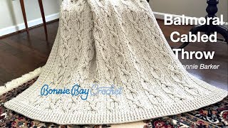 Balmoral Cabled Throw