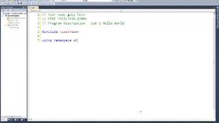 Lab1 HelloWorld
