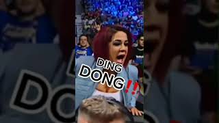 BAYLEY JOKES MICHAEL😄😄 DING DONG || WWE RING || #shorts #wwe
