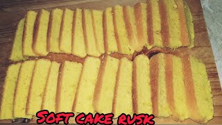 soft cake rusk / soft cake rusk recipe by tasty food with summaya