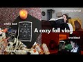 a cozy fall vlog 🍂 reading a witchy book, decorating for fall, book haul