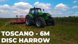 TOSCANO - 6M DISC HARROW on the Green Field