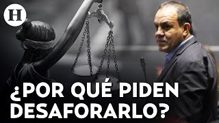 ¿De qué acusan a Cuauhtémoc Blanco? Esto se sabe de la solicitud de desafuero del exgobernador