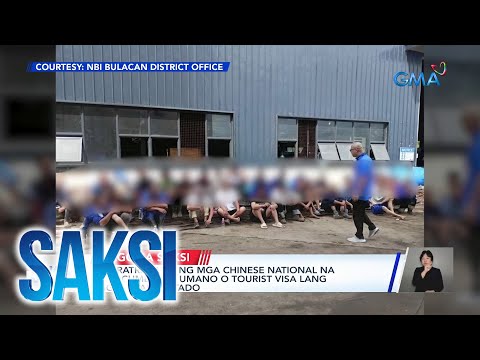 Pagtratrabaho ng mga Chinese national na undocumented umano o tourist visa lang ang… Saksi