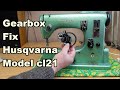 Husqvarna (Viking) cl21Sewing Machine Gearbox Fix and Explaining the Drive Mechanism