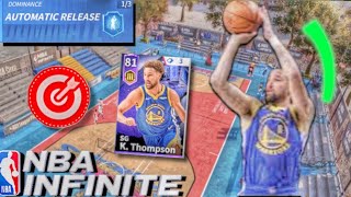 AUTOMATIC GREENS WITH KLAY THOMPSON 🟢| BEST SHOOTER IN NBA INFINITE MOBILE !!!